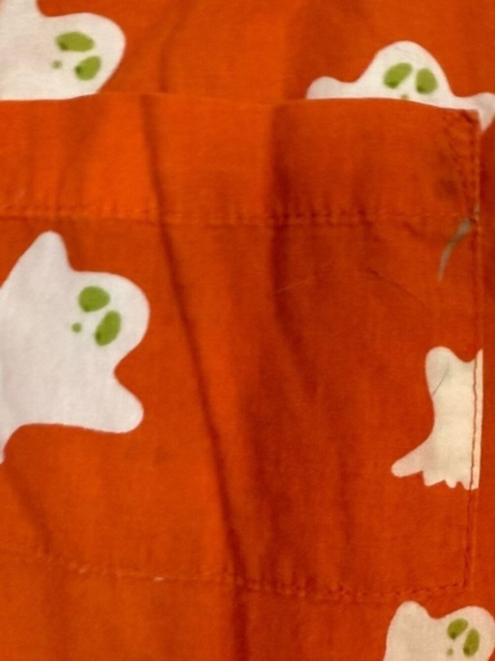 Old Navy Intimates Ghost Print Pajama Pants Orange Women’s Size M - Picture 4 of 7
